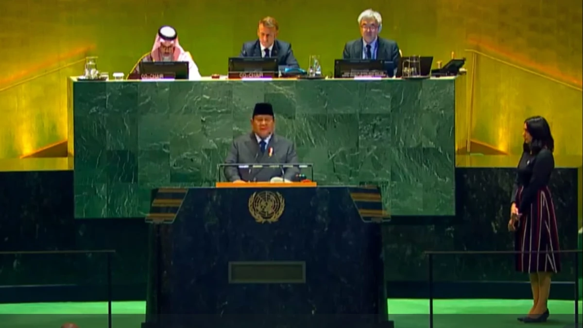 Prabowo Hadiri KTT PBB: Jika Israel Akui Kemerdekaan Palestina, RI Akan Akui Israel