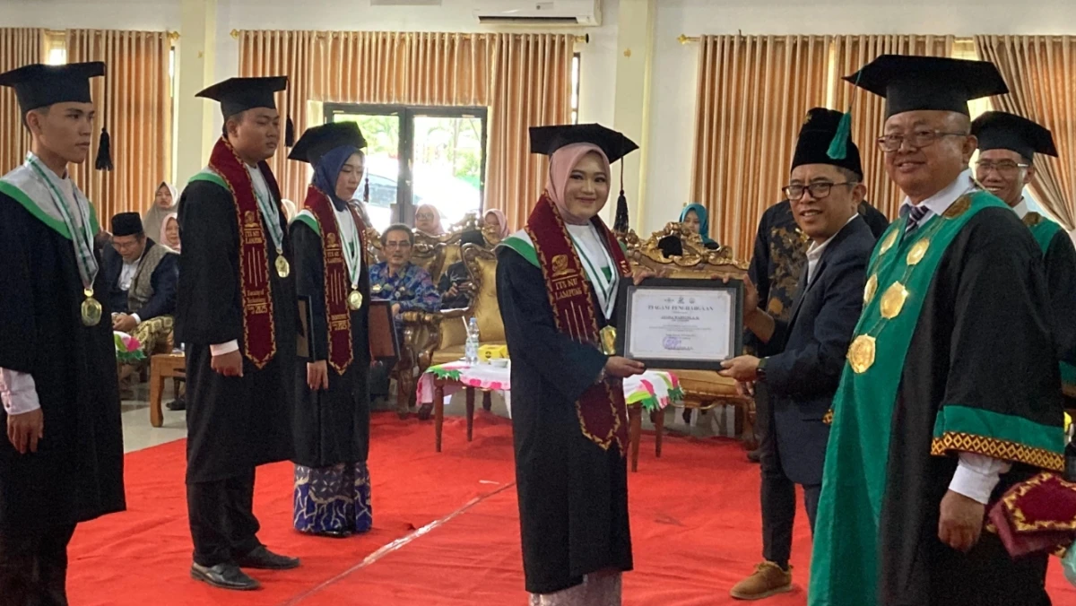 Wisuda Perdana ITSNU Lampung Jadi Penanda Kemajuan Teknologi Perguruan Tinggi NU