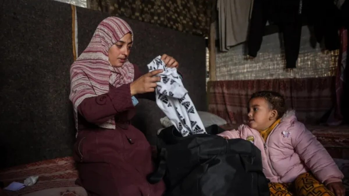 Kisah Pilu Bayi Mohammed, Mati Kaku Sedingin Es akibat Kedinginan di Tenda Gaza