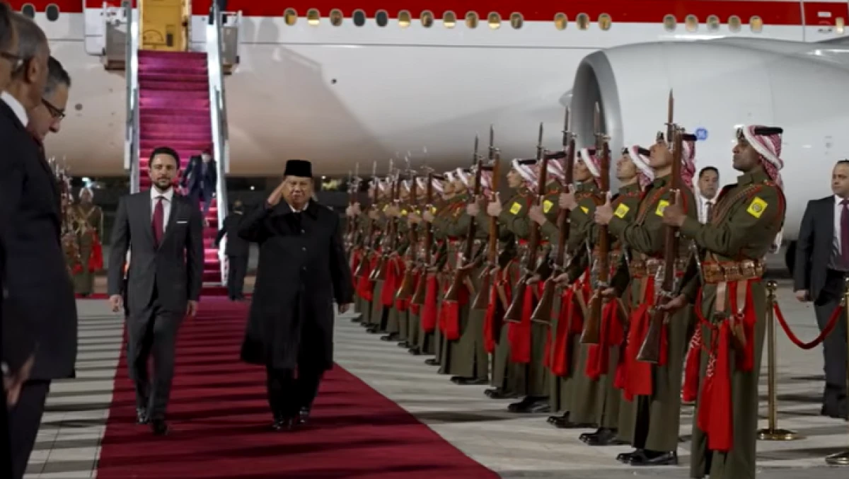 Di Yordania, Prabowo Janji Dorong Implementasi Solusi Dua Negara dalam Konflik Palestina