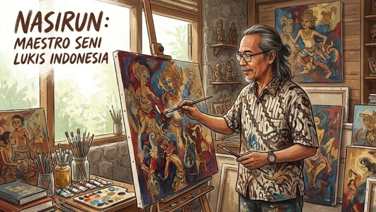 Innalillahi..! Maestro Seni Rupa Indonesia, Nasirun, Meninggal Dunia