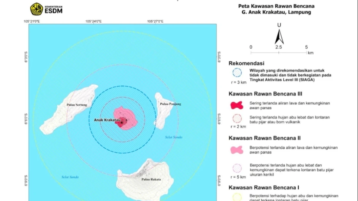 Dua Pulau Baru Muncul setelah Erupsi Gunung Anak Krakatau