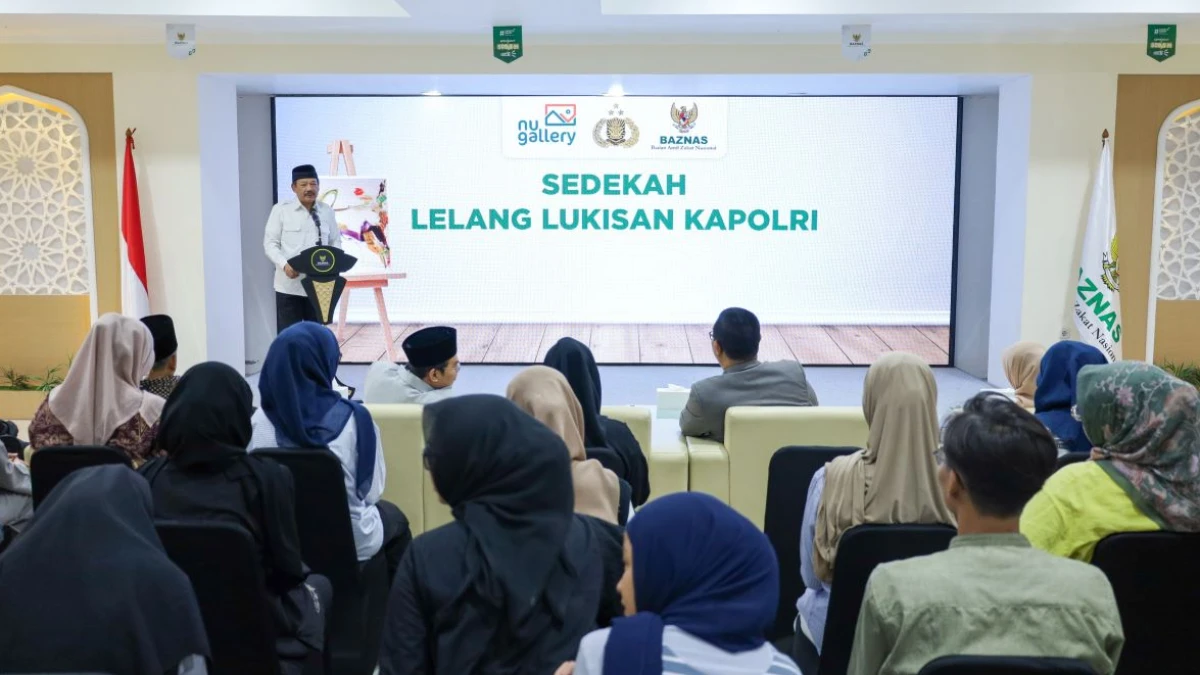 Seni untuk Kemanusiaan: NU Gallery Salurkan Rp330 Juta Hasil Lelang Lukisan Kapolri ke BAZNAS RI