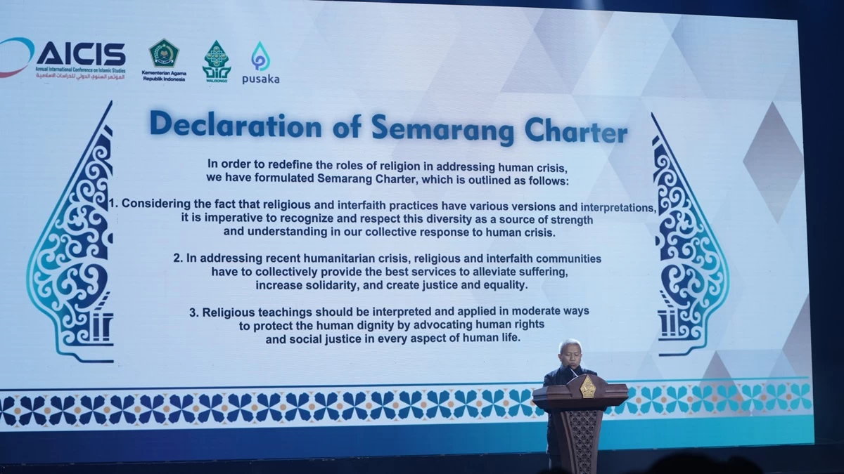 AICIS 2024 Hasilkan Semarang Charter, Ini 9 Butir Deklarasinya