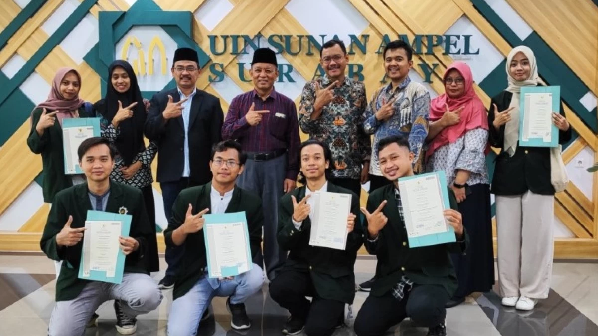 58 Mahasiswa UINSA Raih Sertifikasi Profesi BNSP, Bekal Memasuki Dunia Kerja