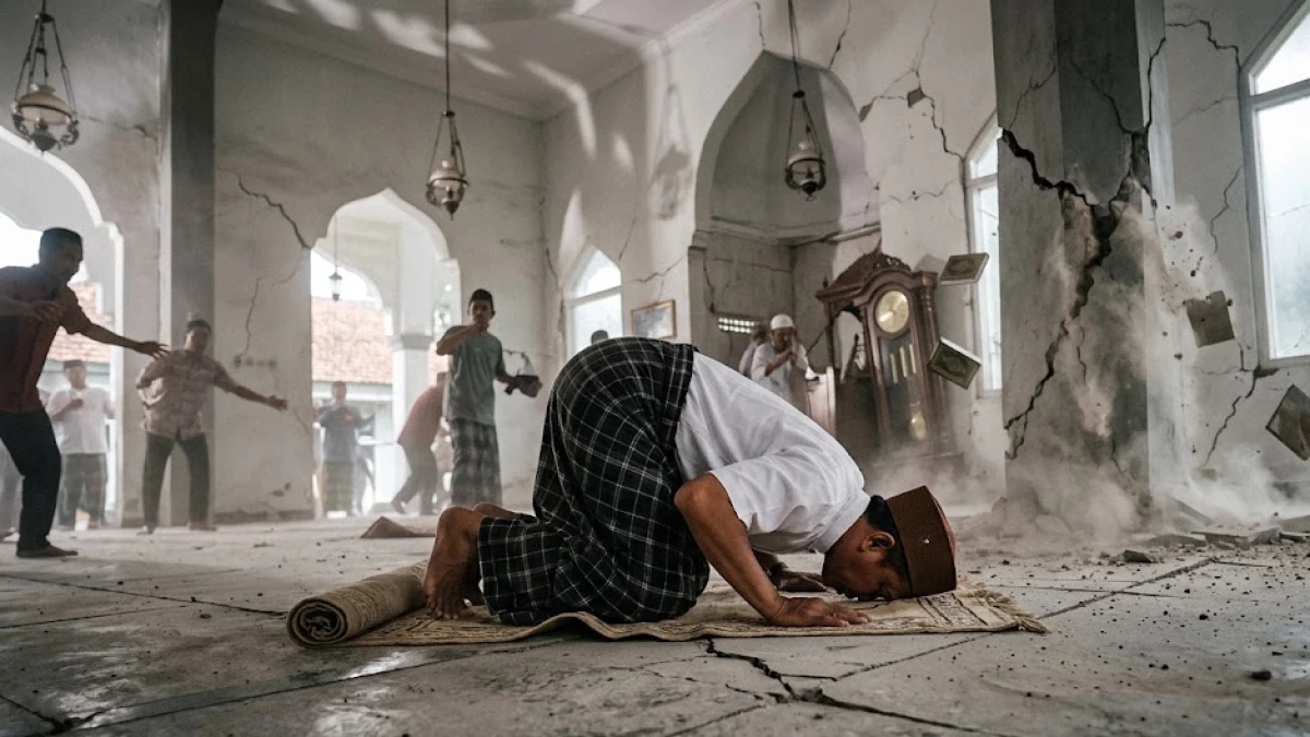 Lanjutkan, Berhenti, atau Sholat Sunnah saat Gempa?