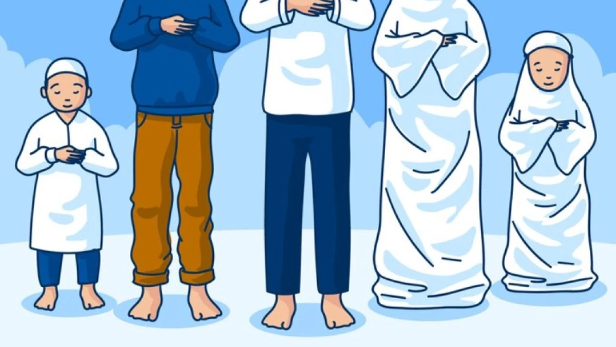 Hukum Sholat Jamaah Berdua dengan Posisi Berdiri Sejajar