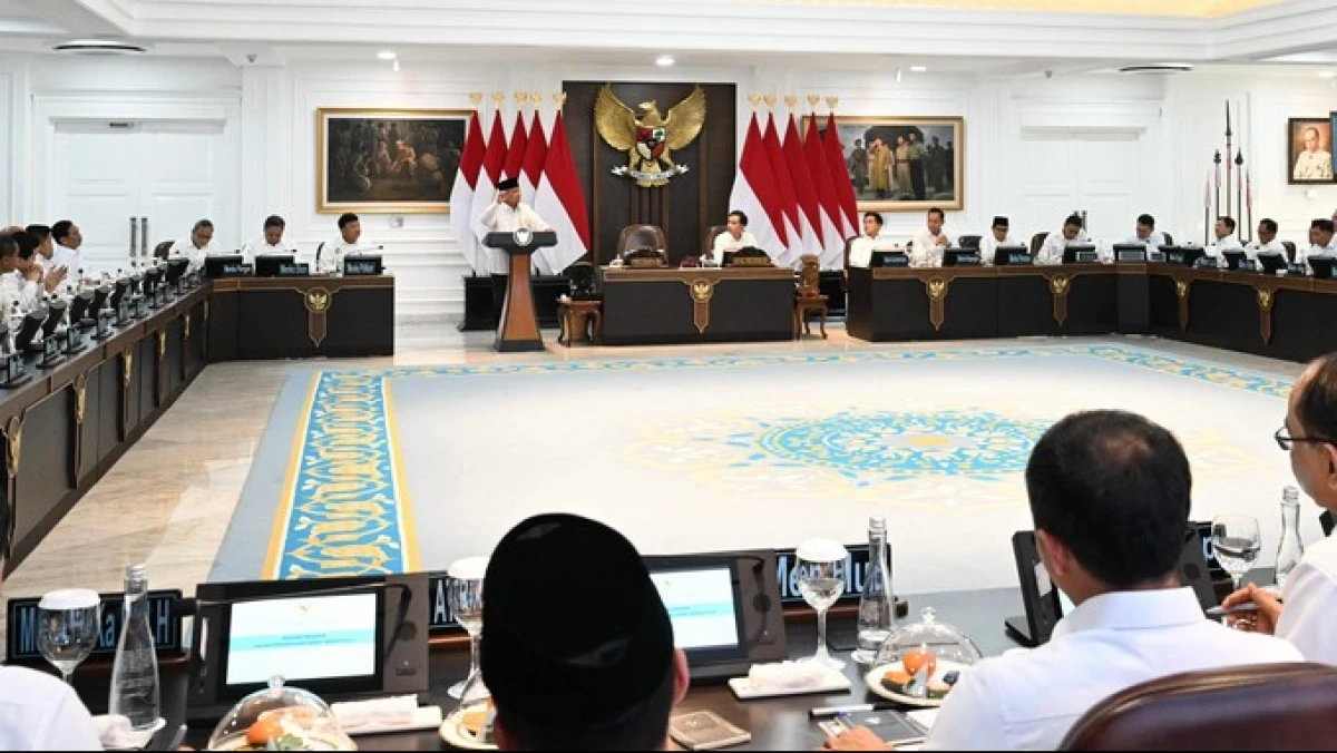 Transkrip Arahan Presiden RI dalam Sidang Kabinet Paripurna Evaluasi Semester Pertama 2025