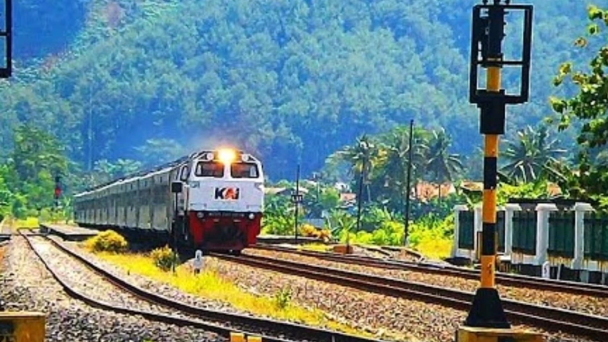 Stasiun Kebasen di Banyumas Jateng Layani Naik Turun Penumpang