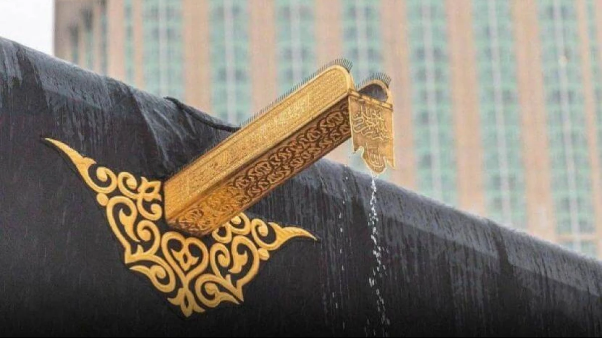 Sejarah Mizab, Talang Emas di Bangunan Ka'bah