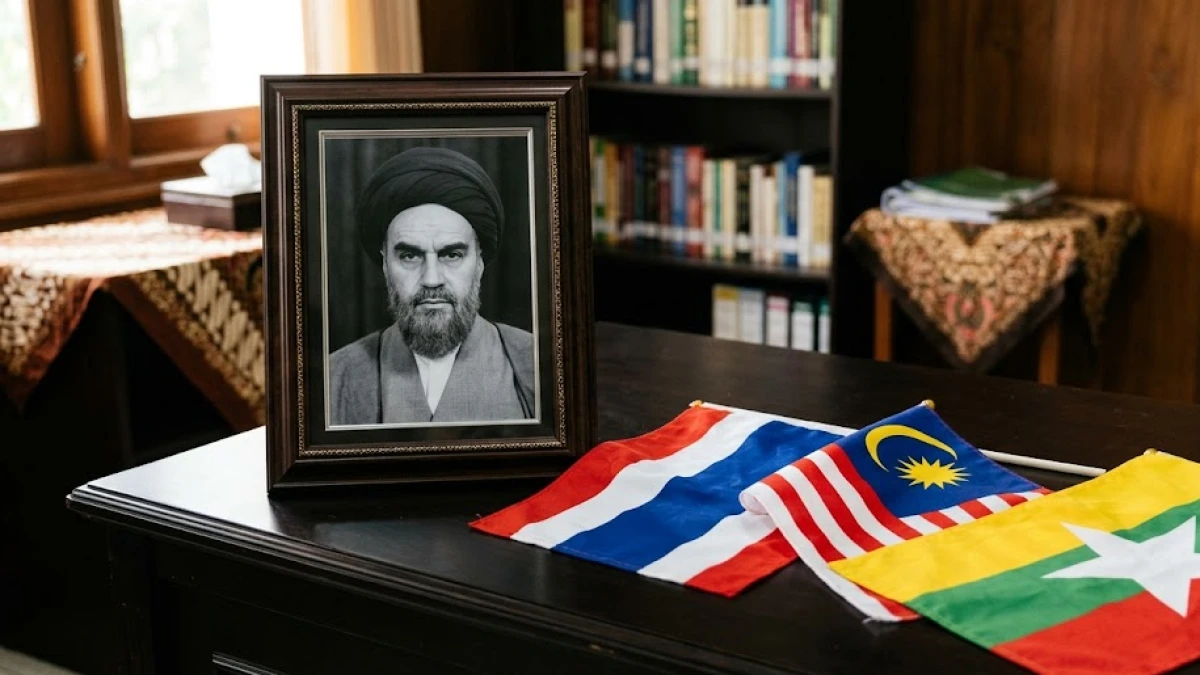 Tafsir Ayat untuk Delegasi Thailand, Malaysia, dan Myanmar saat Melayat Ali Khamenei.