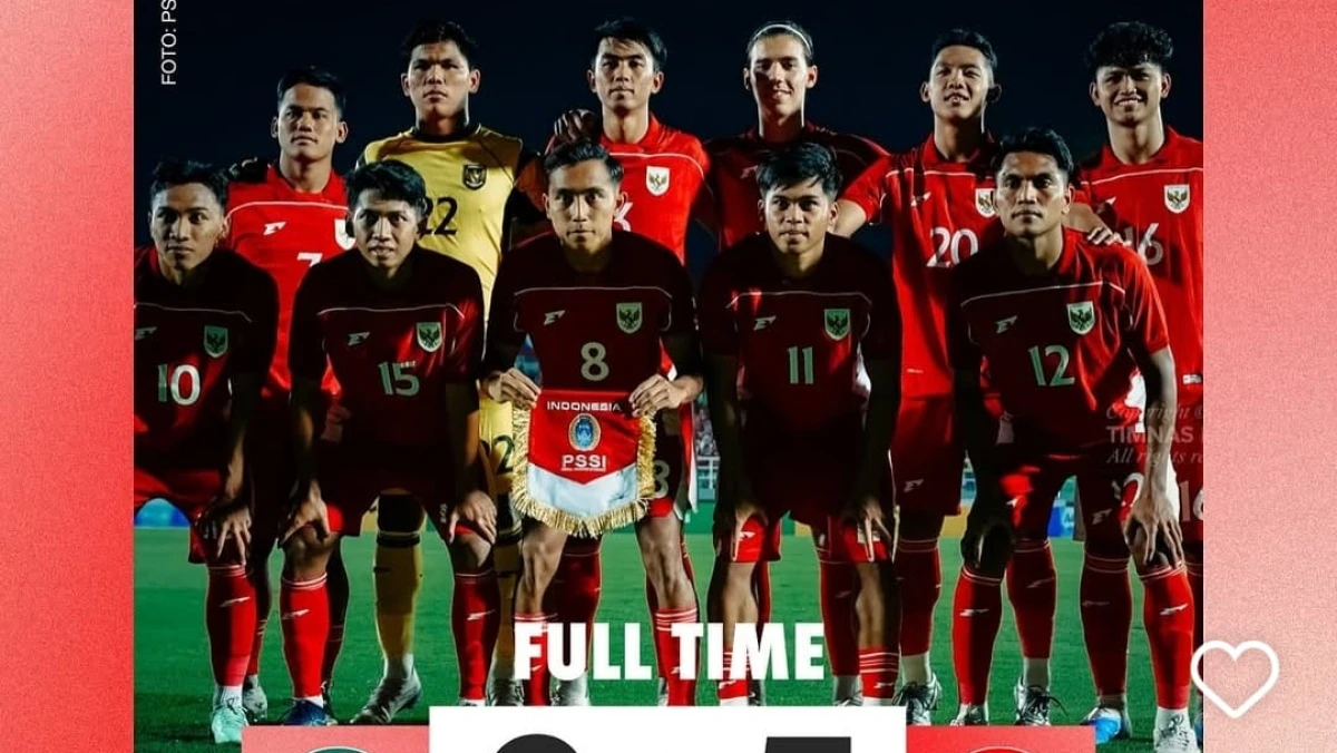 Kemenangan 5-0 dari Makau Modal Penting Timnas Jelang Laga Penentuan Lawan Korsel