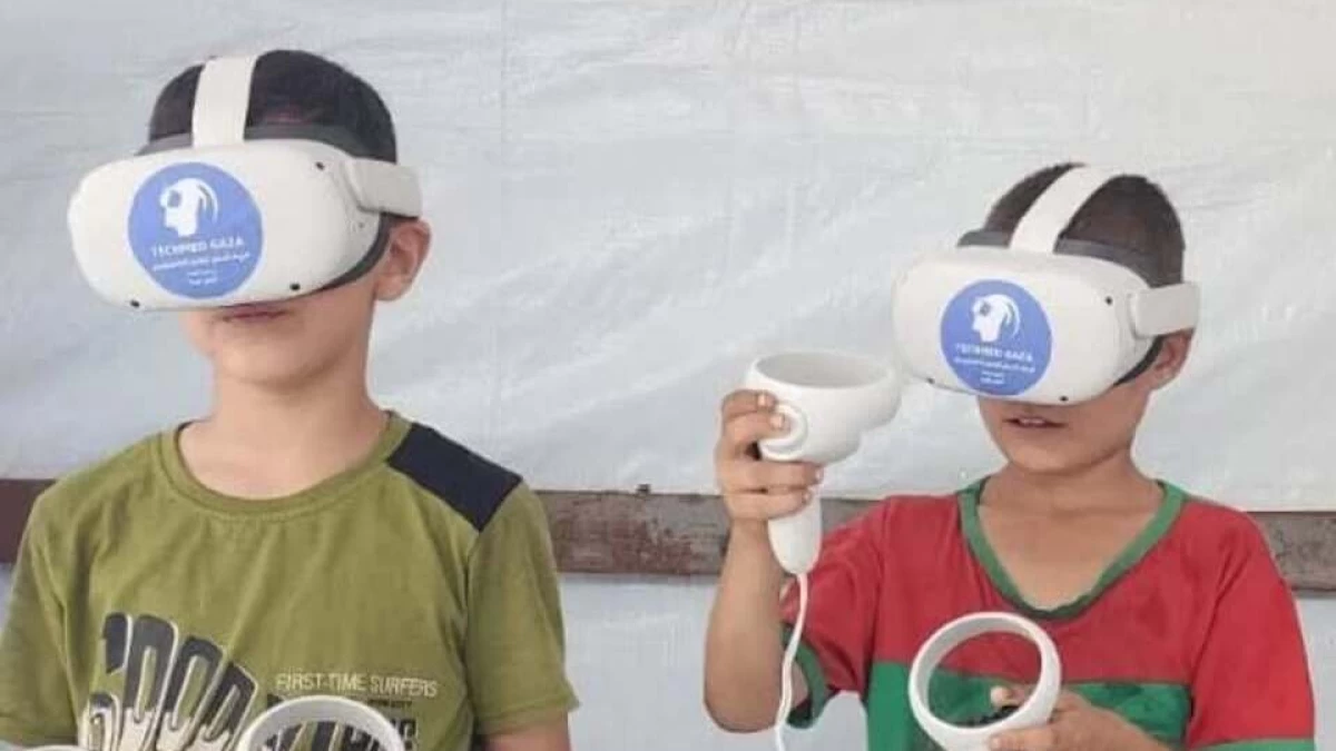 Mengusir Trauma Bocah Gaza dengan Terapi Realitas virtual