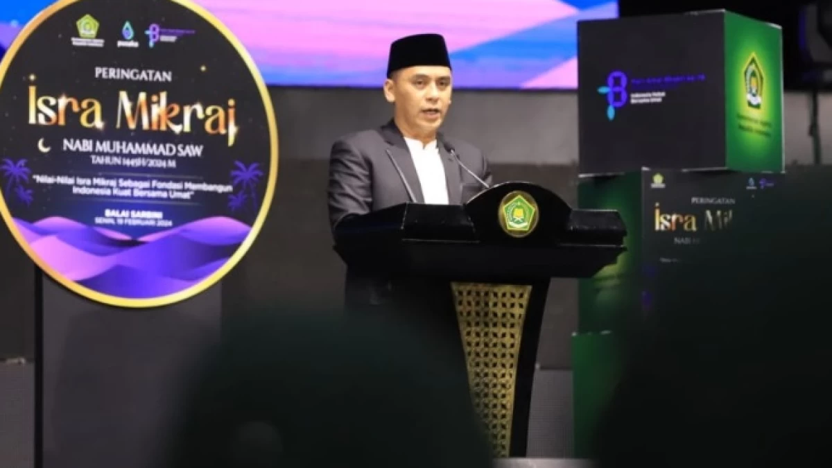 Wamenag: Isra' Mi'raj Inspirasi Menjaga Kerukunan Umat