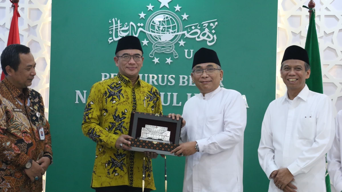KPU Teken Kerja Sama dengan PBNU, Gus Yahya: Keselamatan Bangsa Diutamakan