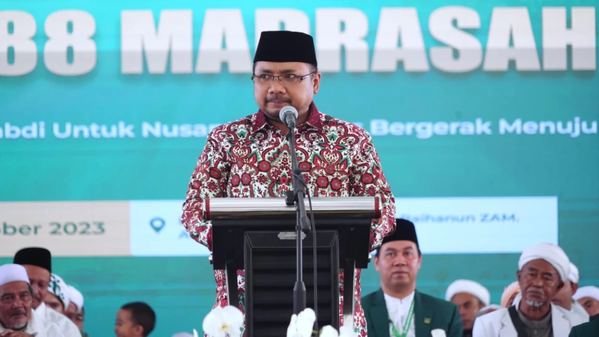 Hadir Mewakili Presiden, Menag Yaqut Akan Berikan Bantuan Perangkat IT ke HNWD