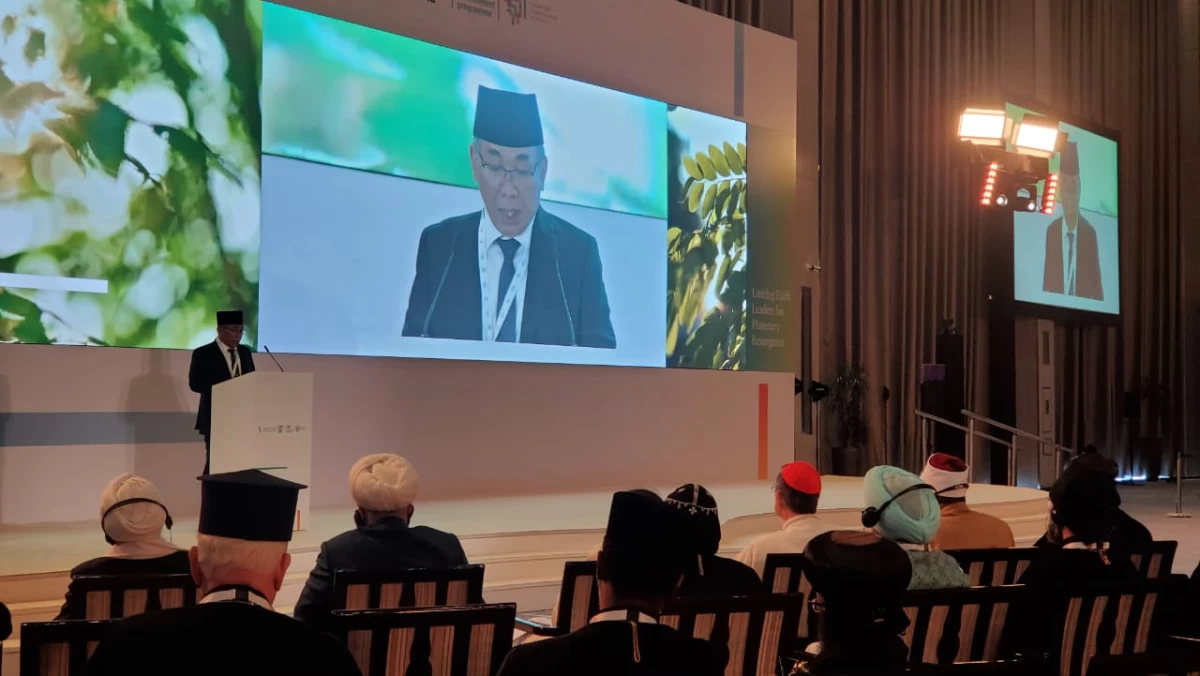 Gus Yahya Tawarkan Penyelesaian Konflik di Forum Global Faith Summit on Climate Action