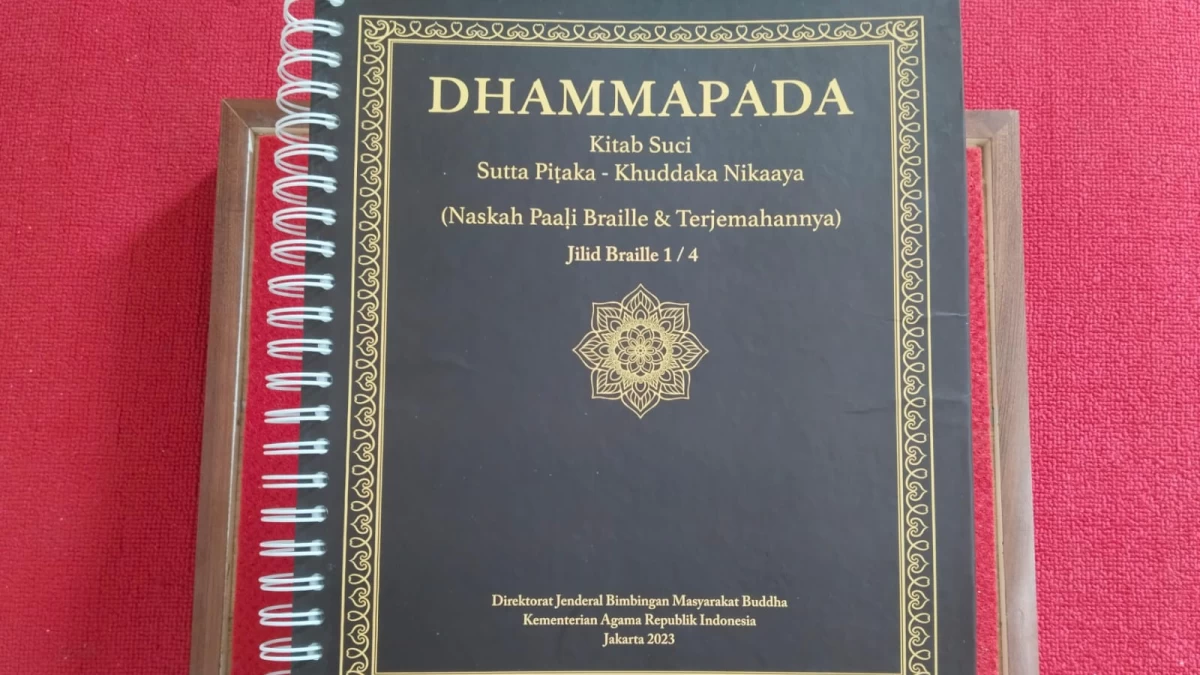 Setelah Al-Qur’an, Kini Kemenag Terbitkan Kitab Suci Buddha versi Cetak Braille