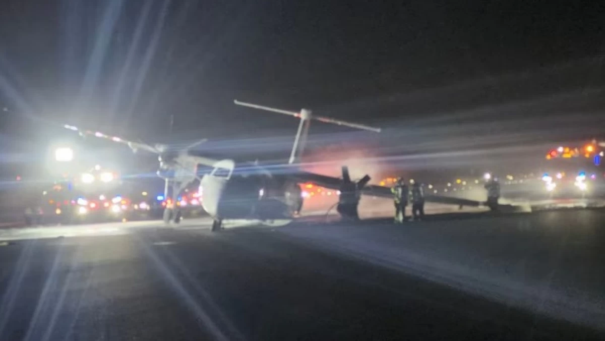 Usai Jeju Air Jatuh, Pesawat Air Canada Tergelincir dan Sebagian Badan Terbakar