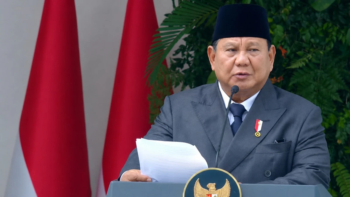 Prabowo Sebut Ekonomi Indonesia Tumbuh, tetapi Rakyat Belum Menikmati