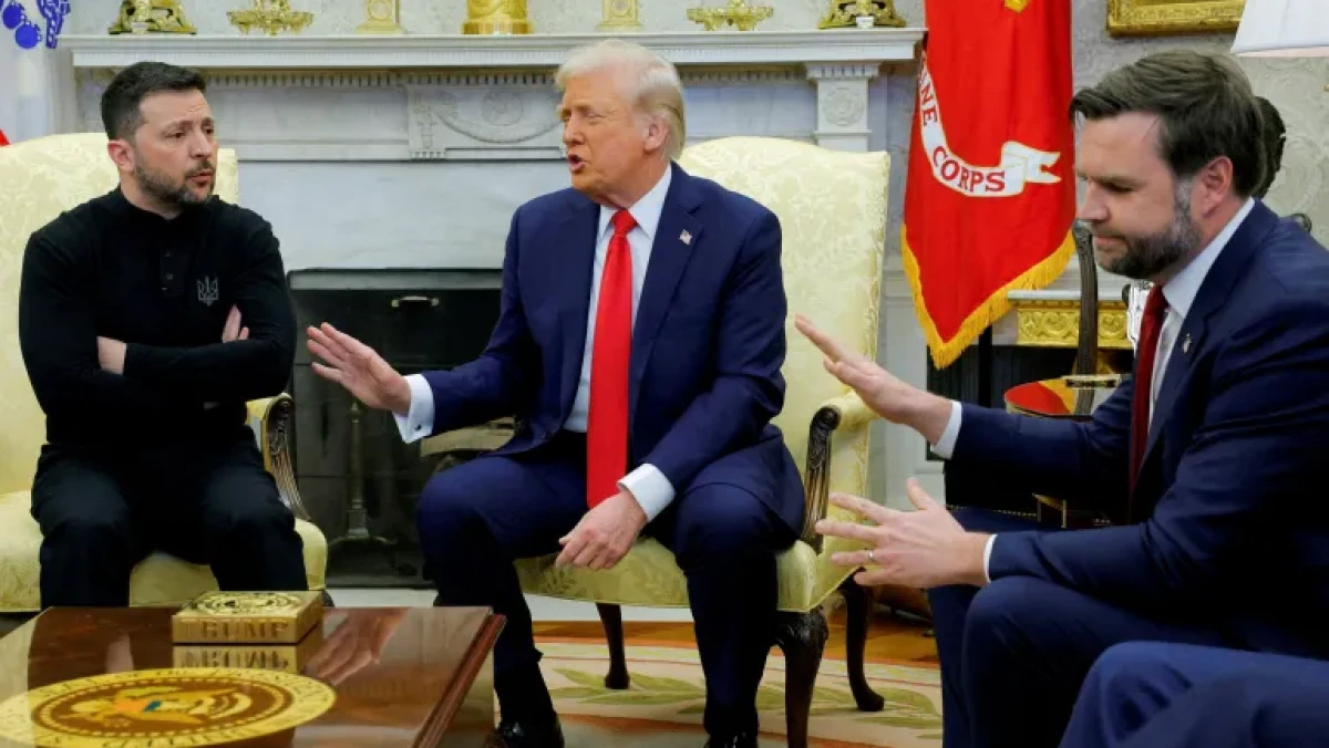 Trump dan Zelenskyy Debat Sengit di Gedung Putih, AS-Ukraina Pecah Kongsi?