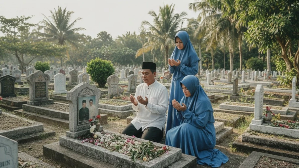 Anjuran dan 6 Hikmah Ziarah Kubur Jelang Ramadhan