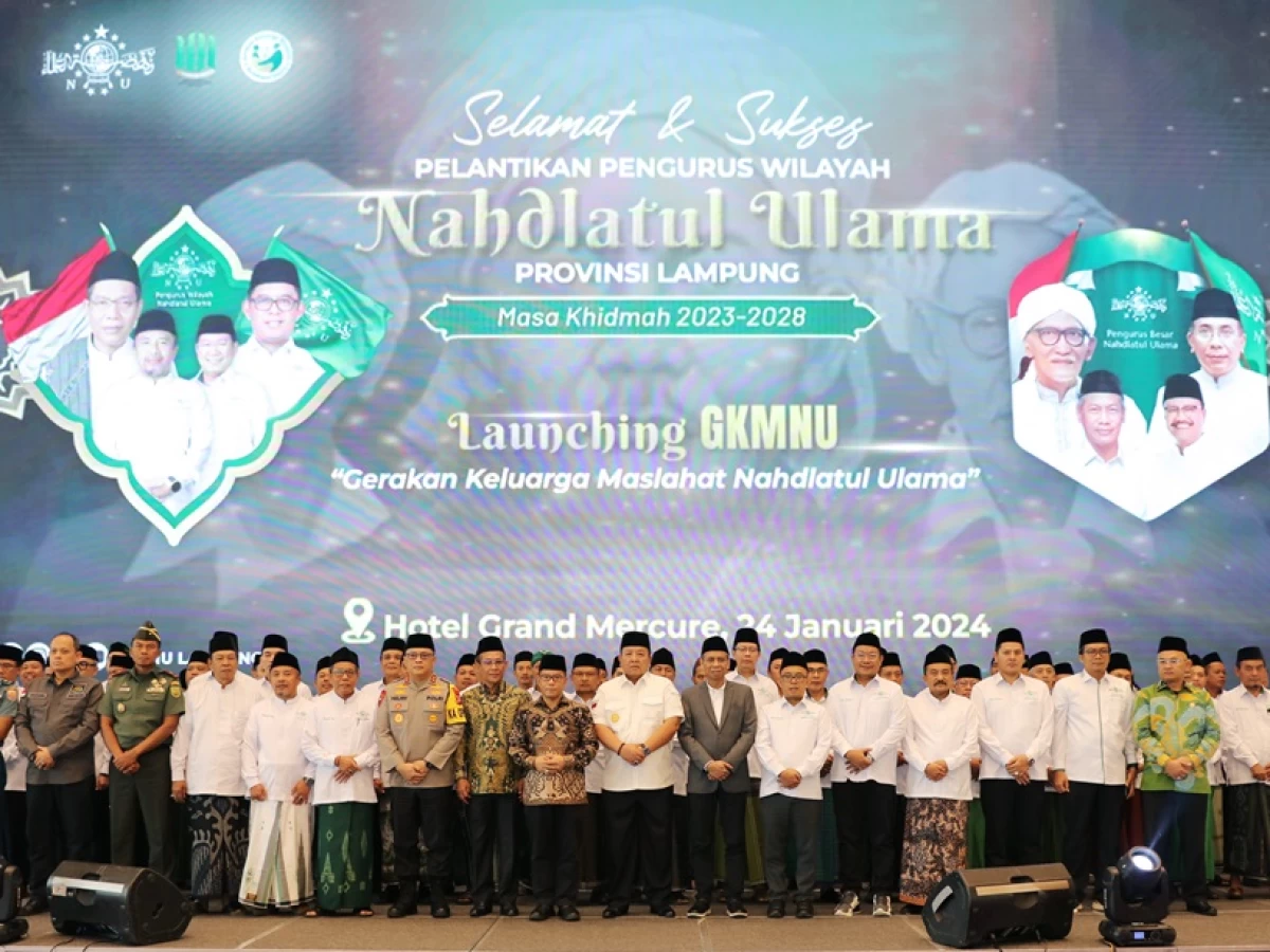 Dihadiri Ribuan Kader Satgas, GKMNU Diluncurkan di Lampung
