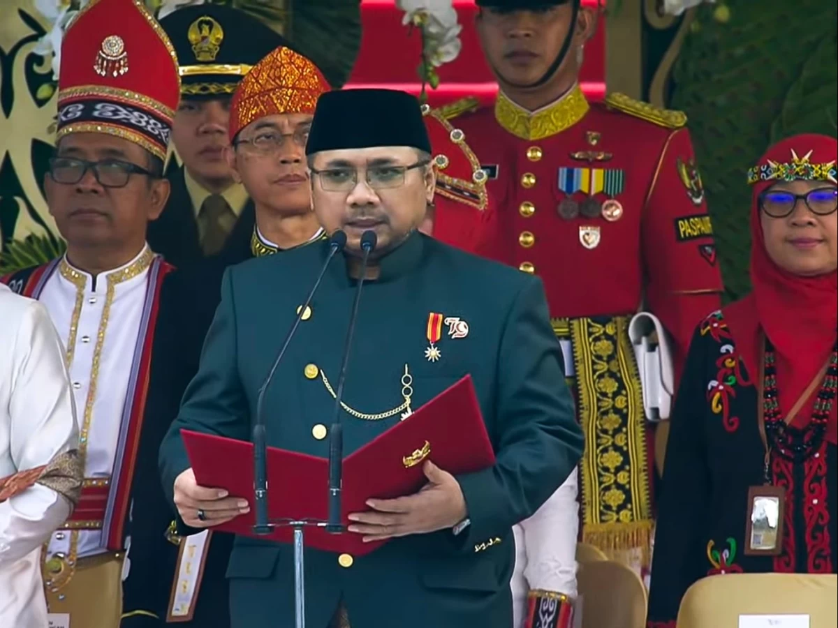 Menag Doakan Nusantara Baru Indonesia Maju Terwujud di Upacara HUT Ke-79 RI di IKN