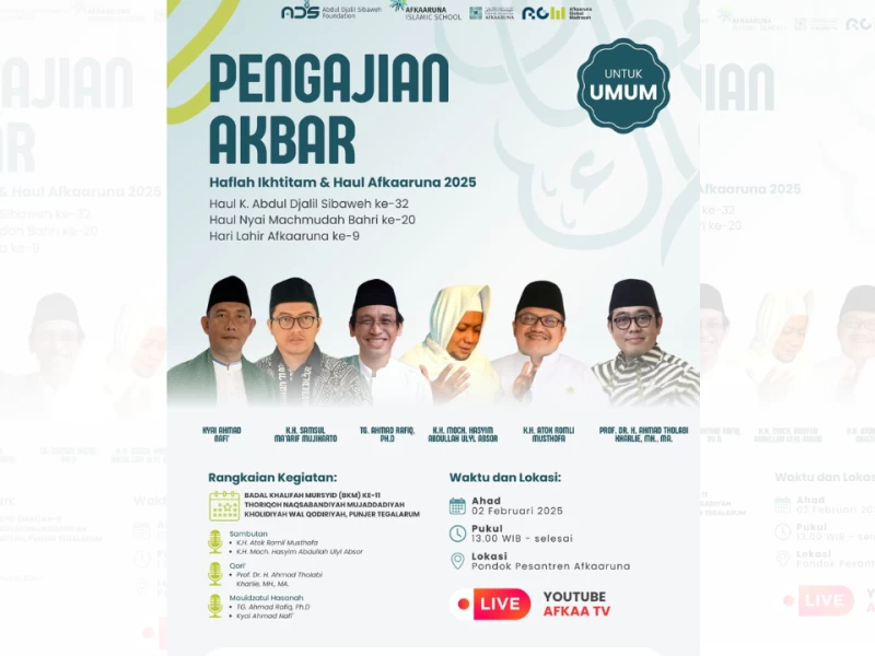 Haul Ke-32 Kiai Abdul Djalil Sibaweh, Ada Bakti Sosial hingga Pengajian Akbar