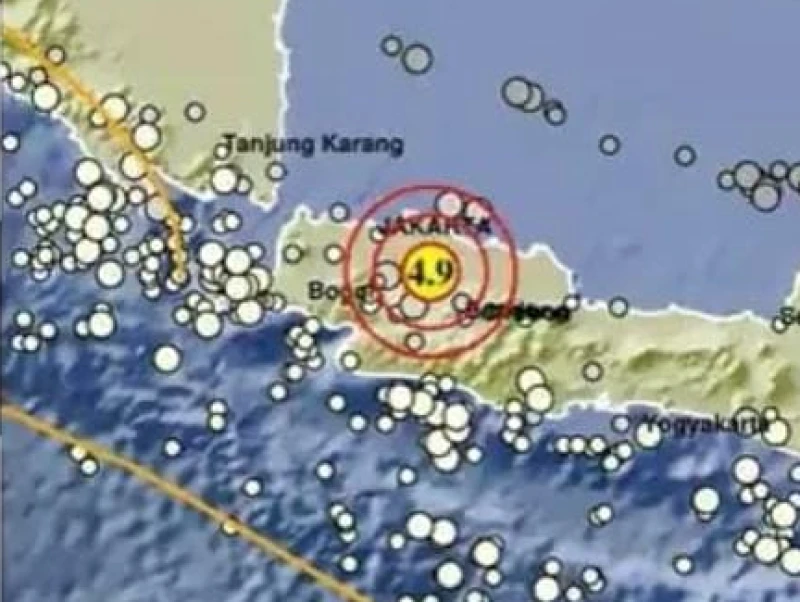 Gempa 4,9 M di Bekasi, Getaran Terasa hingga Jakarta, Depok, dan Bogor