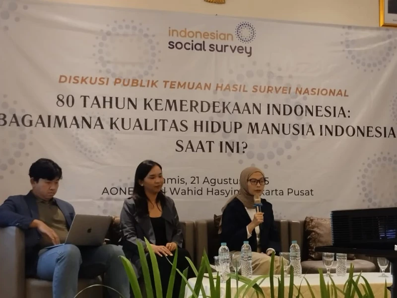 Penelitian: Kualitas Hidup Masyarakat Indonesia Cukup Baik, Sektor Ekonomi Masih jadi Masalah Utama