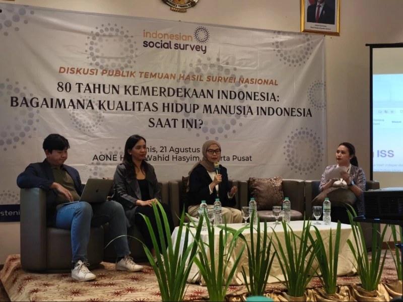Survei ISS: Kinerja Pemerintah Prabowo Capai 78 Persen Dipengaruhi Wapres