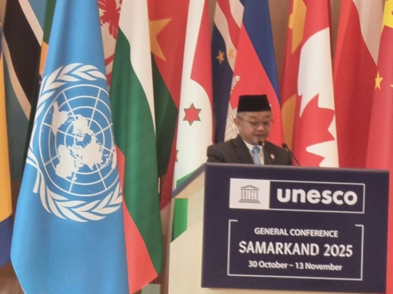 Bahasa Indonesia Bergema di Tashkent, Disahkan Jadi Bahasa Resmi Pertemuan UNESCO
