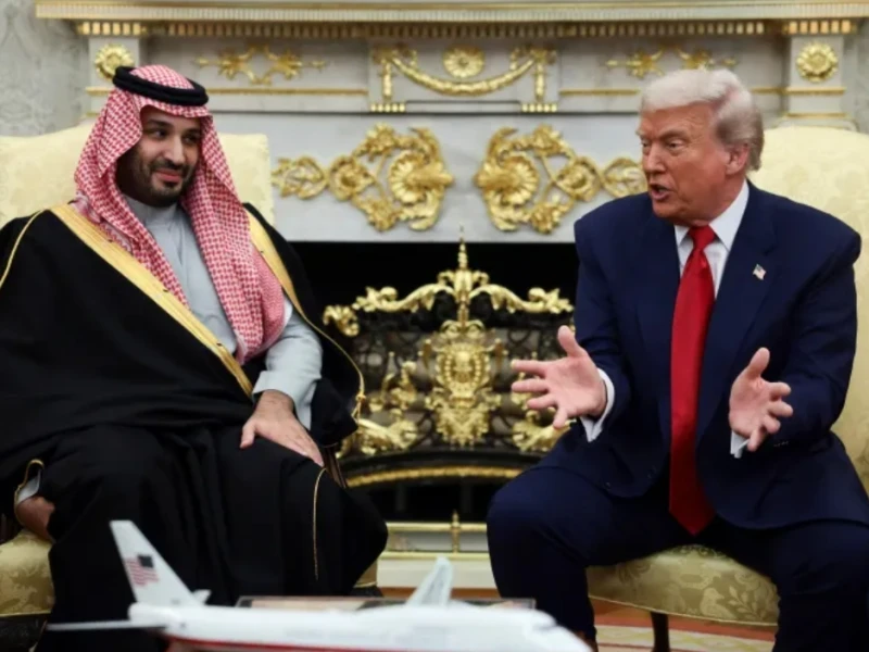 Saat Putra Mahkota Saudi Berkunjung, Trump Murka Pada Jurnalis Gara-gara Pertanyaan Ini