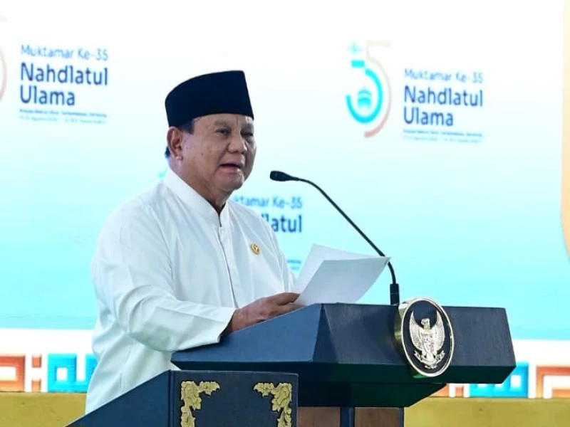 Prabowo Tegaskan Tak Cawe-cawe di Muktamar Ke-35 NU: Saya Tidak Mengatur Ini Semua