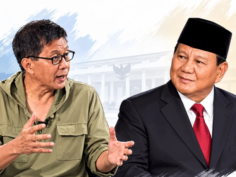 Rocky Gerung: Kursi Disiden dari Presiden