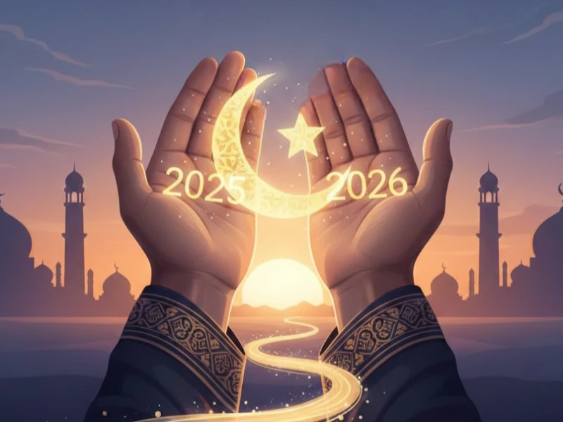 Selamat Tinggal 2025, Selamat Datang 2026, Ini Doa yang Bisa Kita Panjatkan