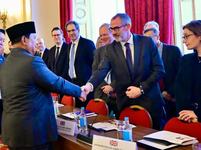 Presiden Prabowo Jajaki Kerja Sama Inggris, Wacanakan 10 Universitas Berstandar Dunia