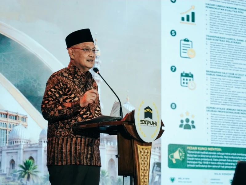 Tren Umrah Mandiri Menguat, Menhaj Dorong PPIU Tingkatkan Layanan Jangan Anggap Ancaman