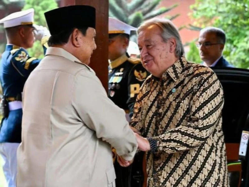 Pertemuan Prabowo dan Sekjen PBB di Hambalang, Bahas Apa?