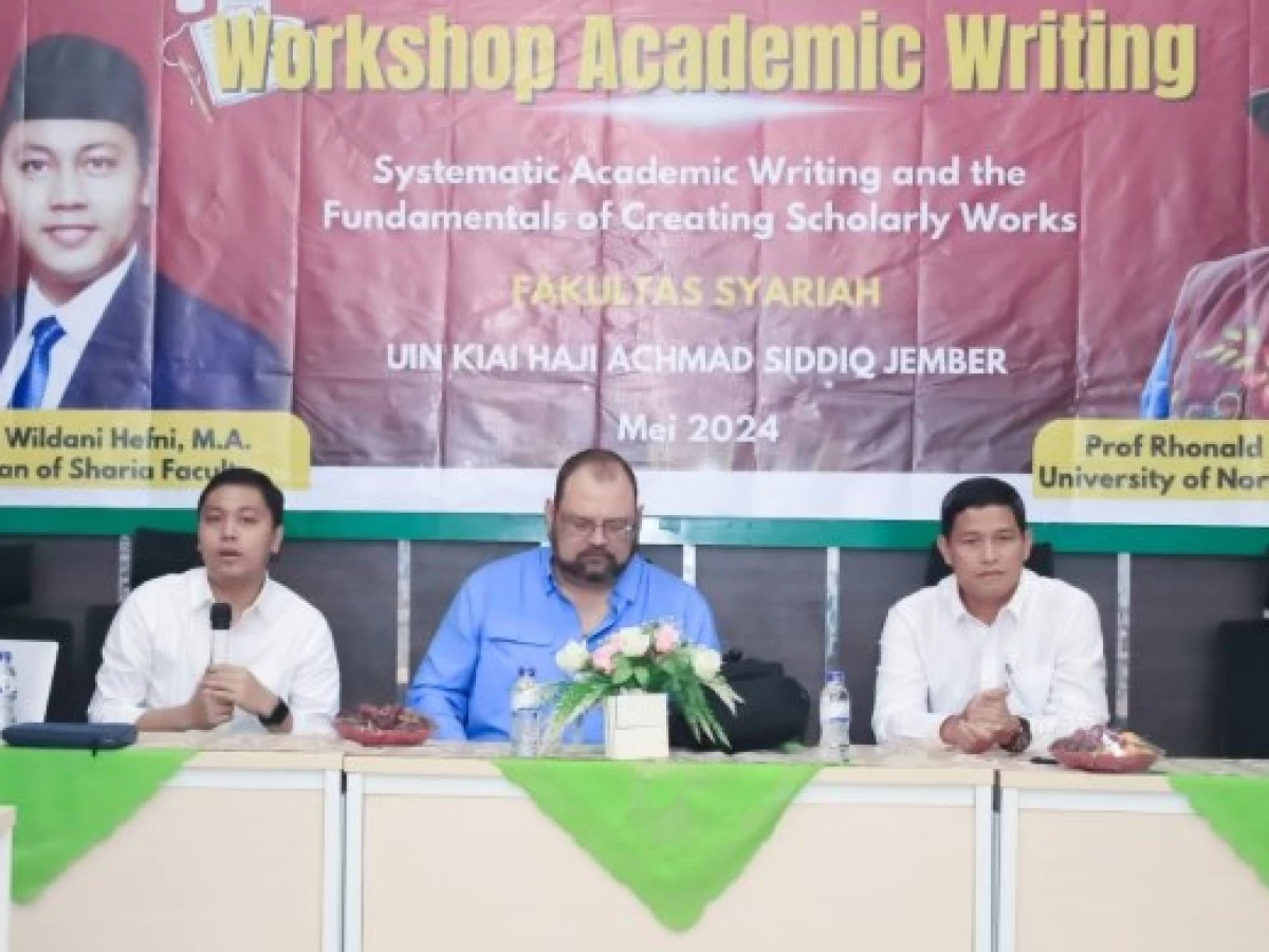 Fakultas Syariah UIN KHAS Jember Gelar Workshop Academic Writing untuk Tingkatkan Kualitas Publikasi Ilmiah Dosen