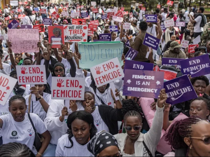 Aksi Unjuk Rasa di Kenya, Desak Pemerintah Hentikan Pembunuhan terhadap Perempuan