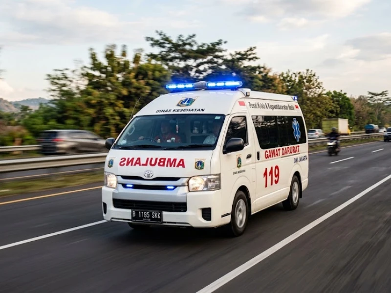 Hukum Mengendarai Ambulans dengan Kecepatan Tinggi