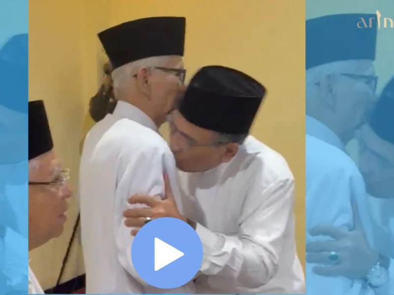 Momen Haru Gus Yahya Rangkul Rais Aam Kiai Miftah, Nahdliyin: Alhamdulillah