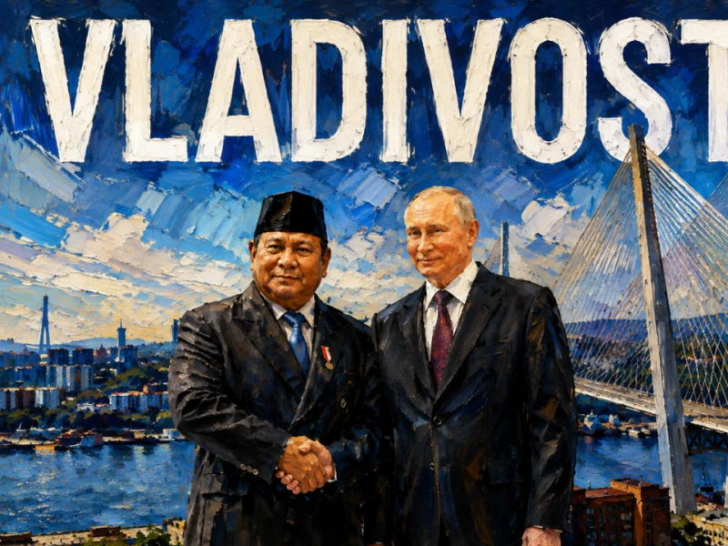 Jembatan Prabowo di Vladivostok-Rusia