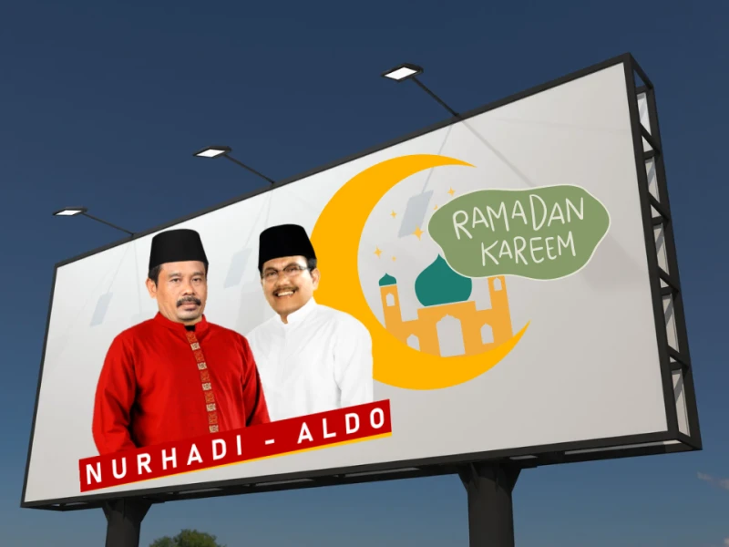 Marhaban Ya Bulan Spanduk