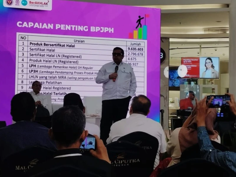 BPJPH Targetkan Semua Produk Wajib Kantongi Sertifikat Halal Mulai Oktober 2026