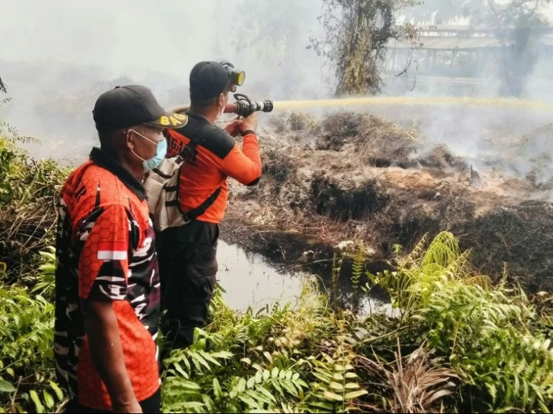 Banser Kerahkan Relawan Padamkan Karhutla di Kalimantan Tengah