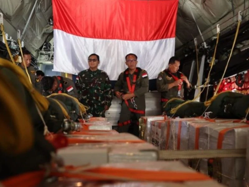 HUT Ke-80 RI, Indonesia Berhasil Salurkan Bantuan ke Gaza