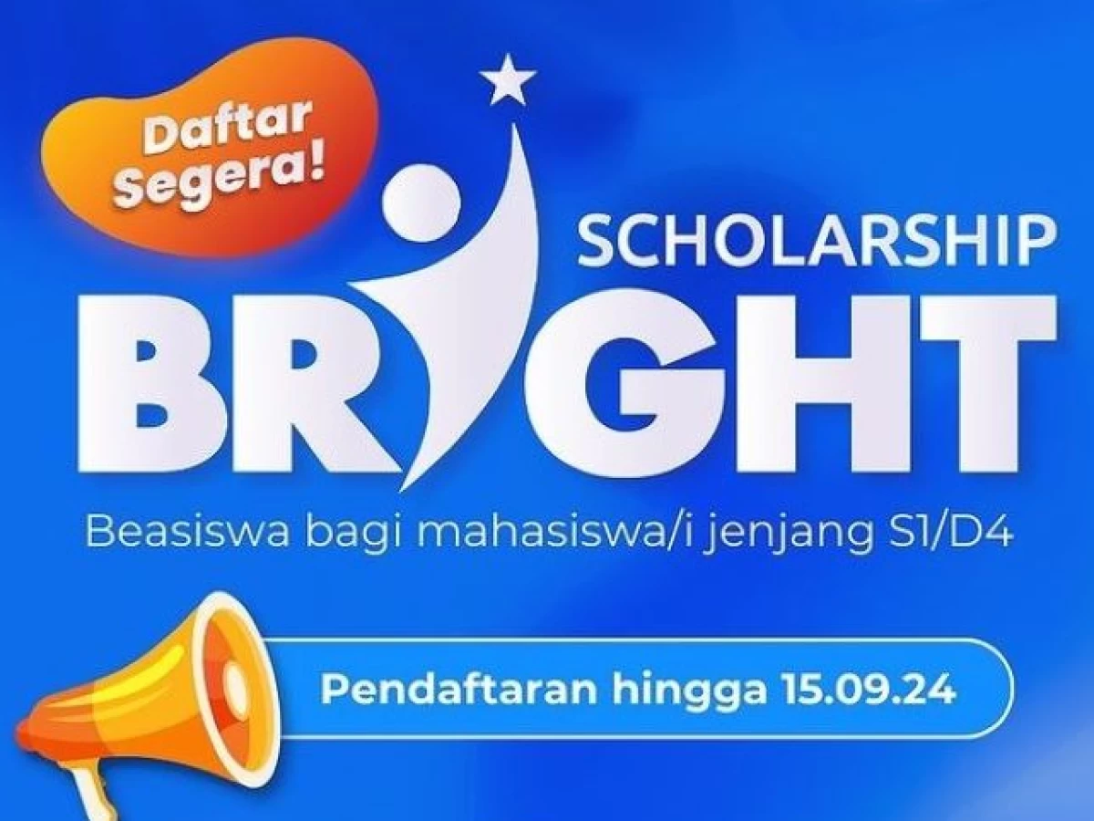 Raih Beasiswa Bright Scholarship 2024 dari Bank BRI, Berikut Ketentuannya